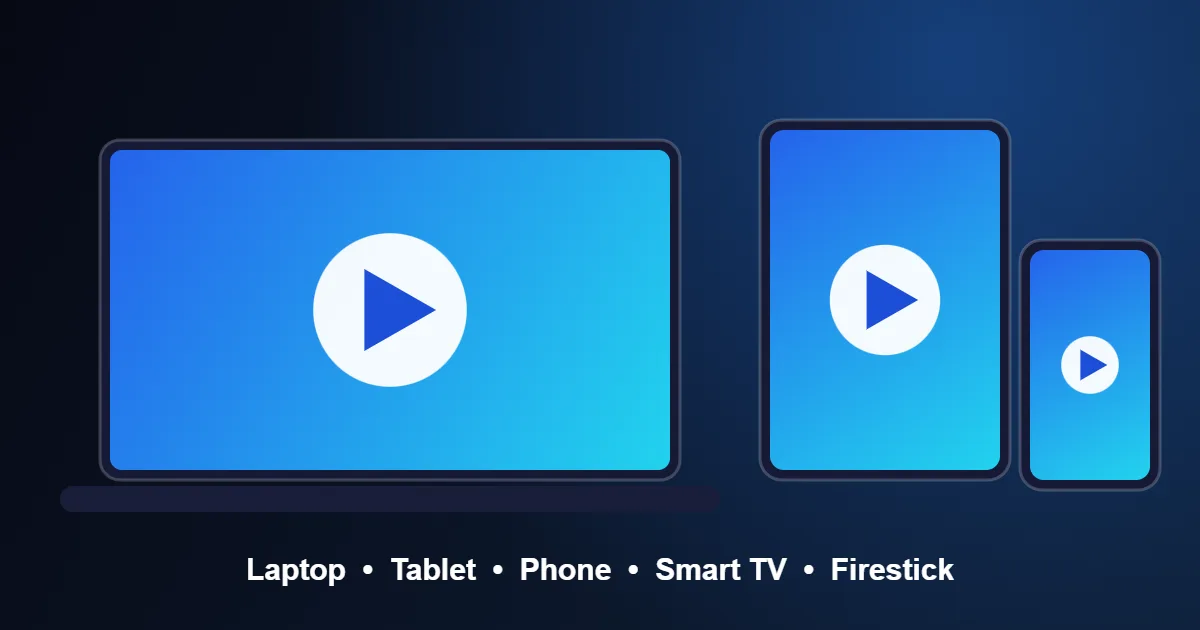 British IPTV on laptop, tablet and phone